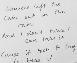 Macarthur Park chorus