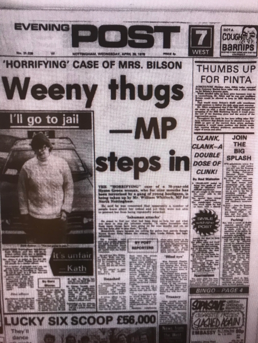 Nottingham Evening Post 1978